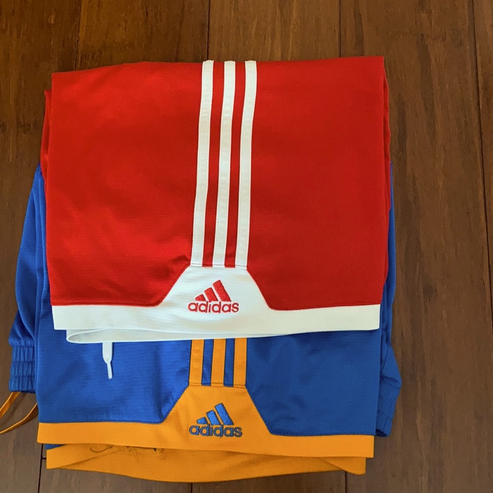 Adidas Boys M/L Athletic Shorts Bundle